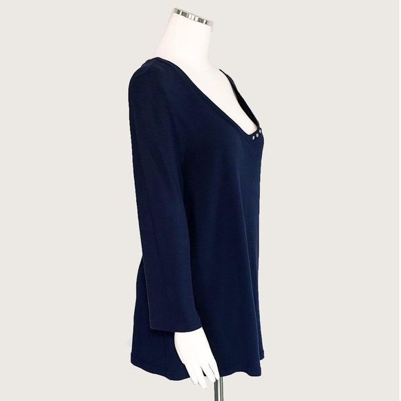 Karen Scott Woman Accent Sweater - Picture 3 of 6